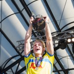 Sweden U21 team return to Sweden victorious after winning UEFA European U21 Championship