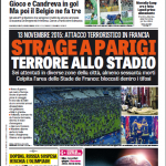 screen prima pagina gazzetta dello sport 14-11-2015