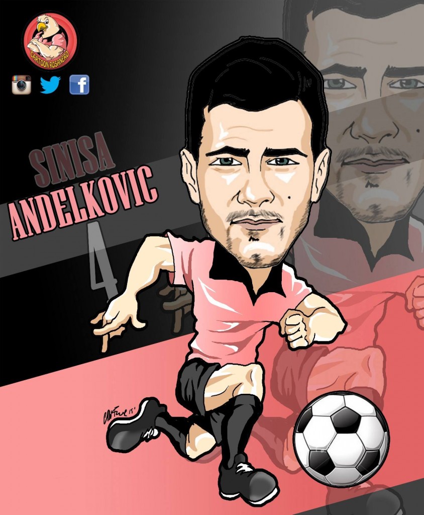 cartoon rosanero Palermo 2015-16 andelkovic