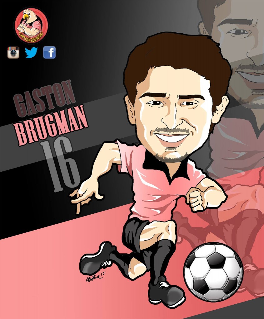 cartoon rosanero Palermo 2015-16 brugman