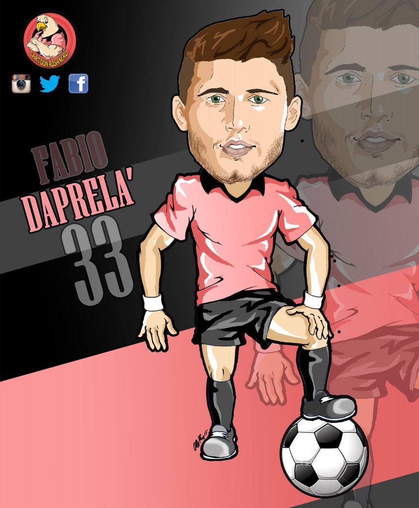 cartoon rosanero Palermo 2015-16 daprela
