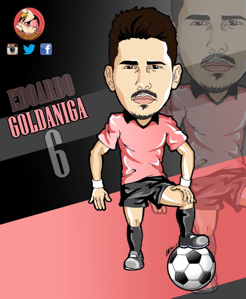cartoon rosanero Palermo 2015-16 goldaniga