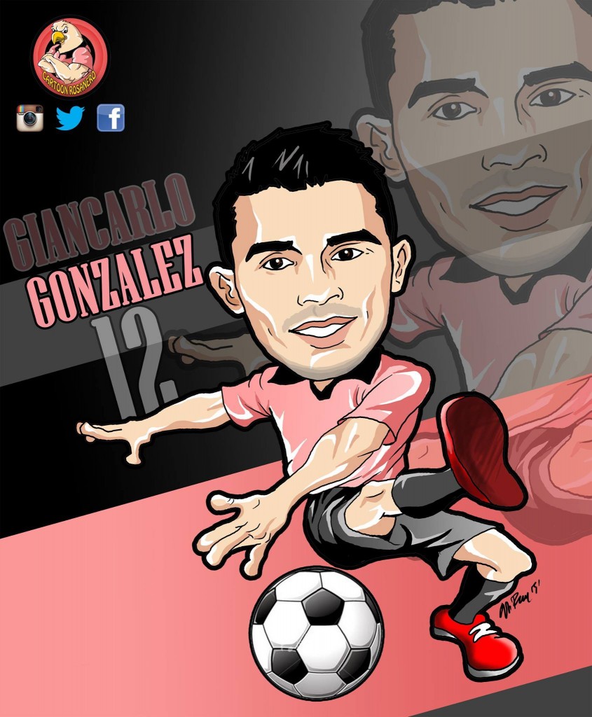 cartoon rosanero Palermo 2015-16 gonzalez