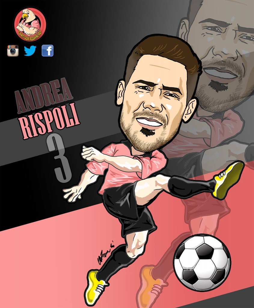 cartoon rosanero Palermo 2015-16 rispoli