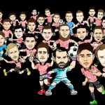 cartoon rosanero Palermo 2015-16 squadra
