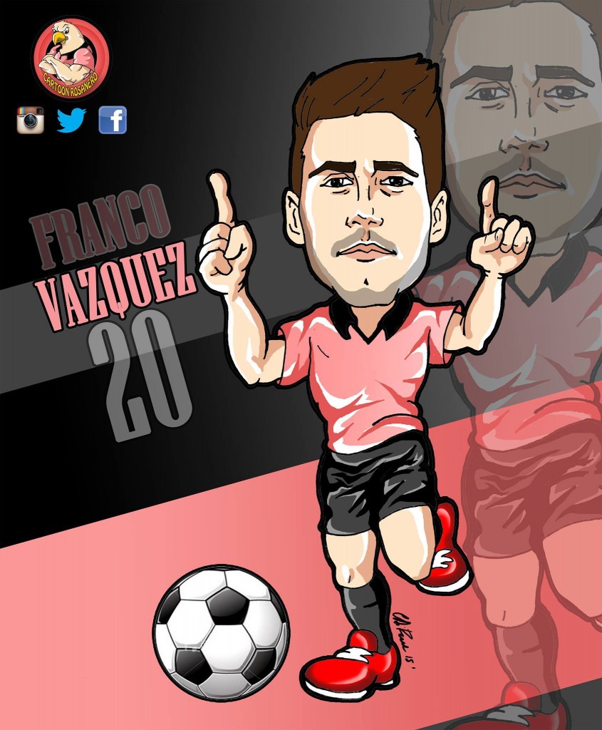 cartoon rosanero Palermo 2015-16 vazquez
