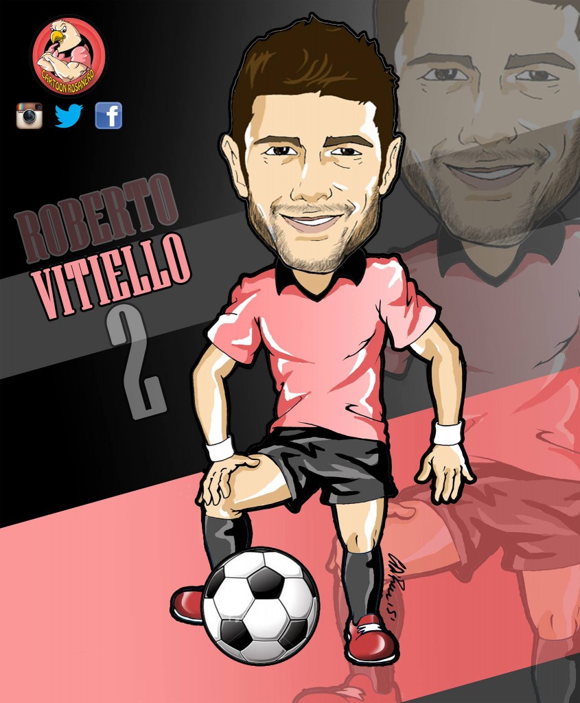 cartoon rosanero Palermo 2015-16 vitiello