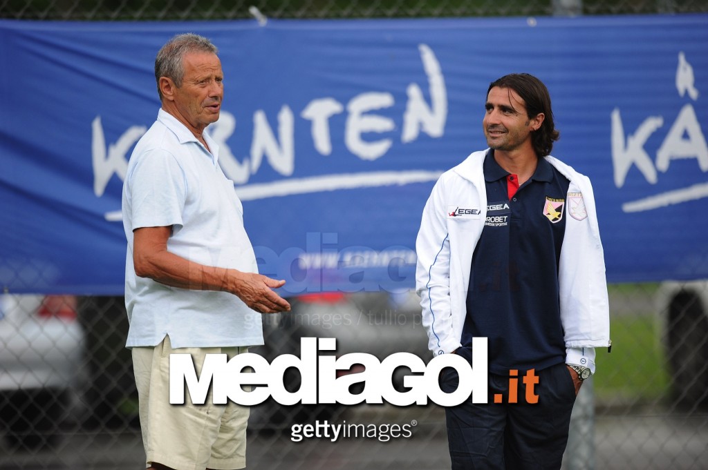 Maurizio Zamparini e Giovanni Tedesco Palermo