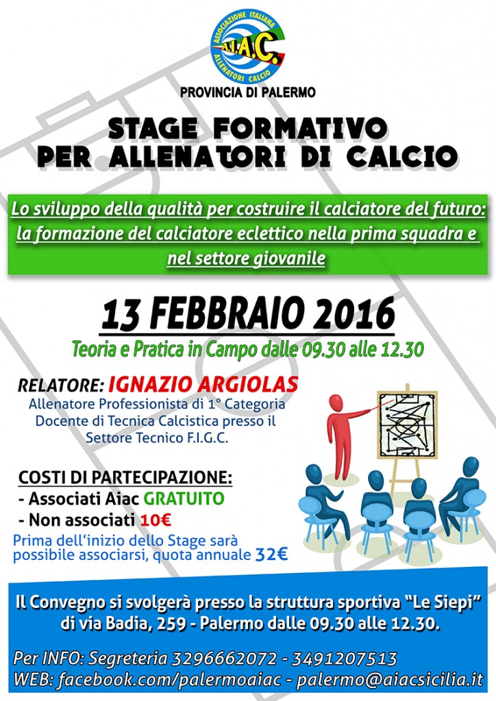 Locandina Corso Argiolas aiac