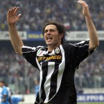 Alessio Tacchinardi of Juventus celebrates