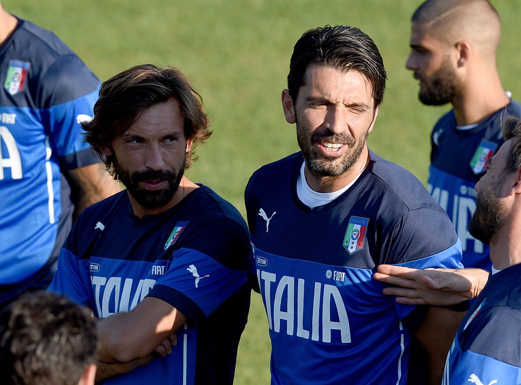 Italy Training Session And Press Conference