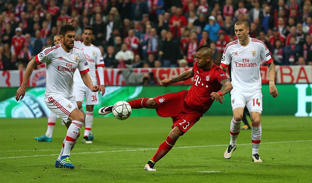 FC Bayern Muenchen  v  SL Benfica - UEFA Champions League Quarter Final: First Leg