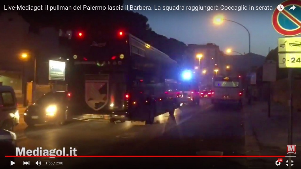 pullman palermo polizia