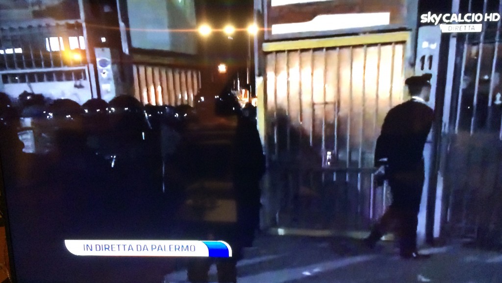 Contestazione Palermo-Lazio 3-0