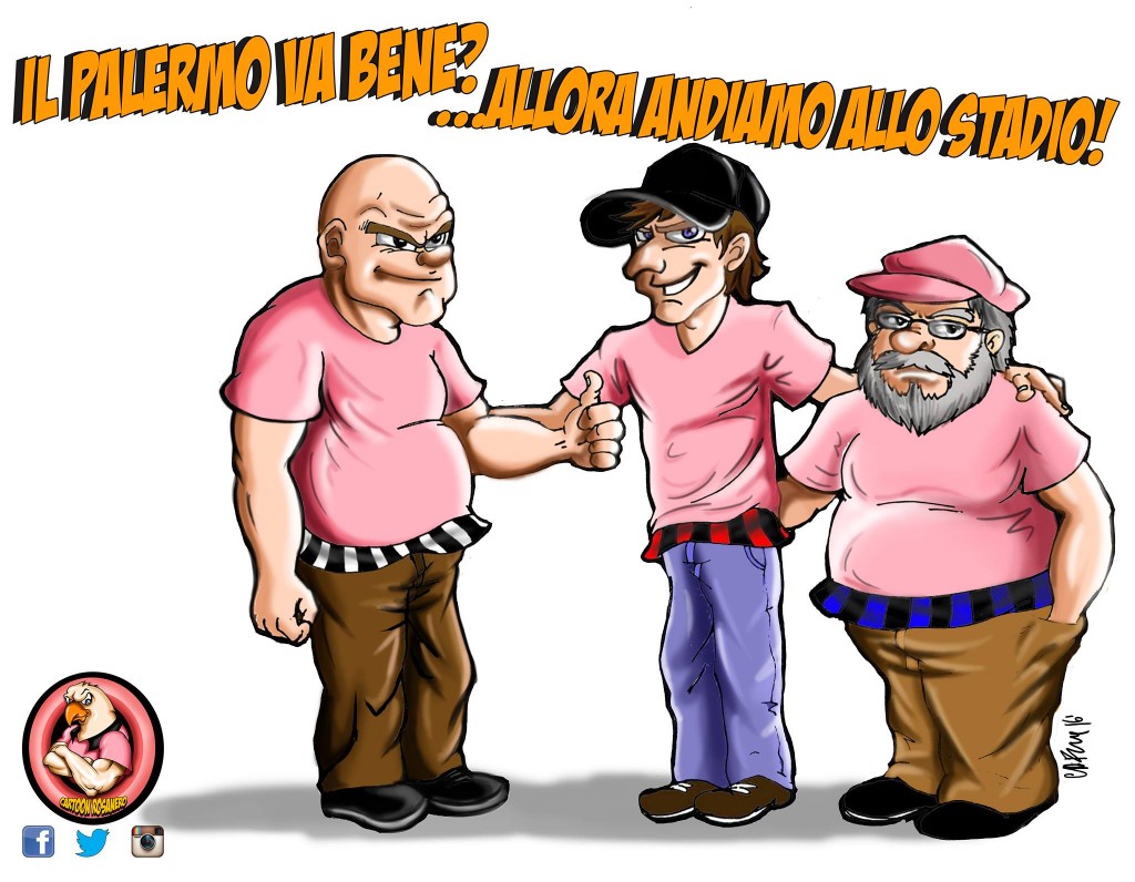 cartoon rosanero strisciati occasionali