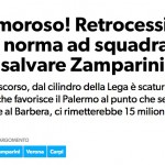 Titolo Corriere dello Sport contro Zamparini Palermo