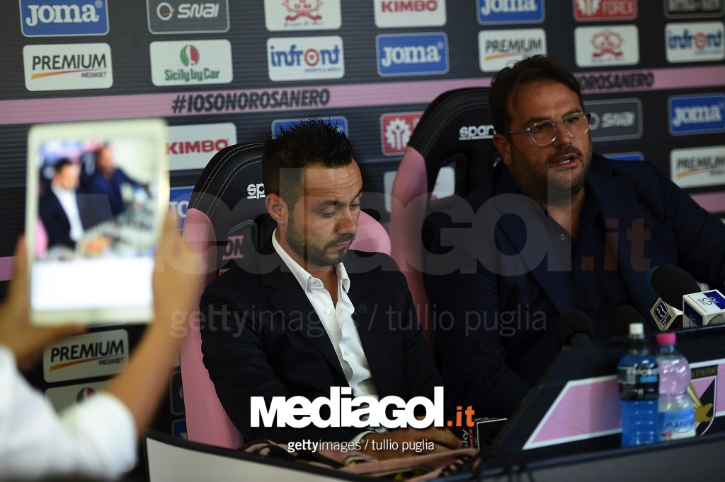 US Citta di Palermo Unveils New Coach Roberto De Zerbi