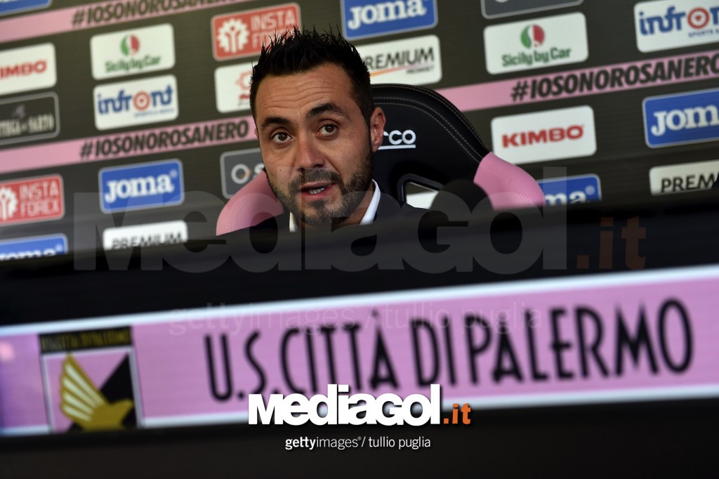 US Citta di Palermo Unveils New Coach Roberto De Zerbi