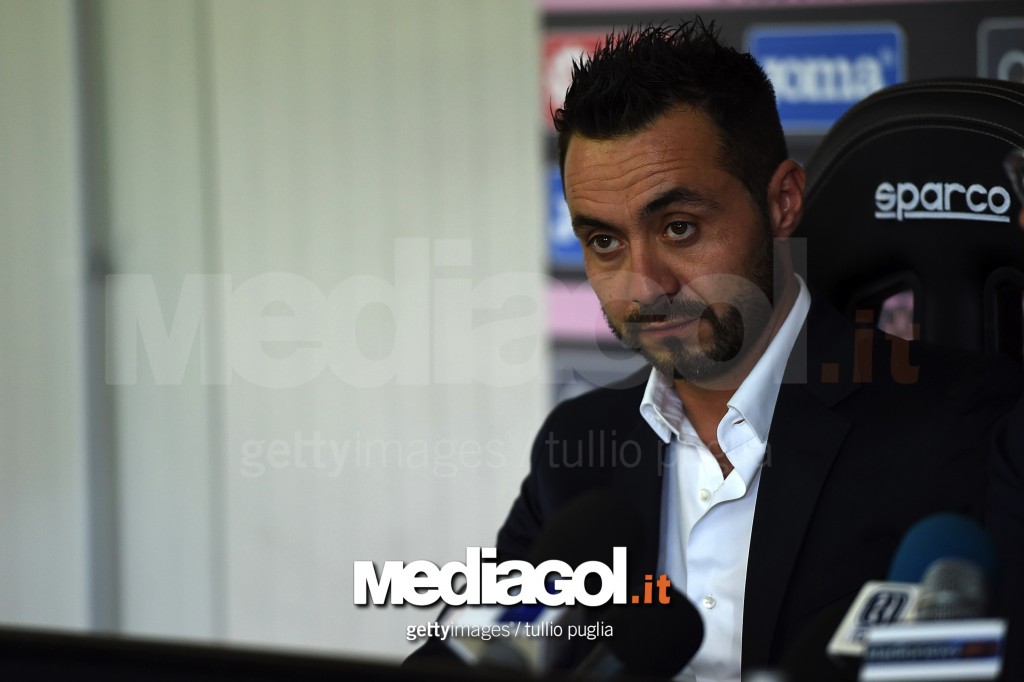 US Citta di Palermo Unveils New Coach Roberto De Zerbi