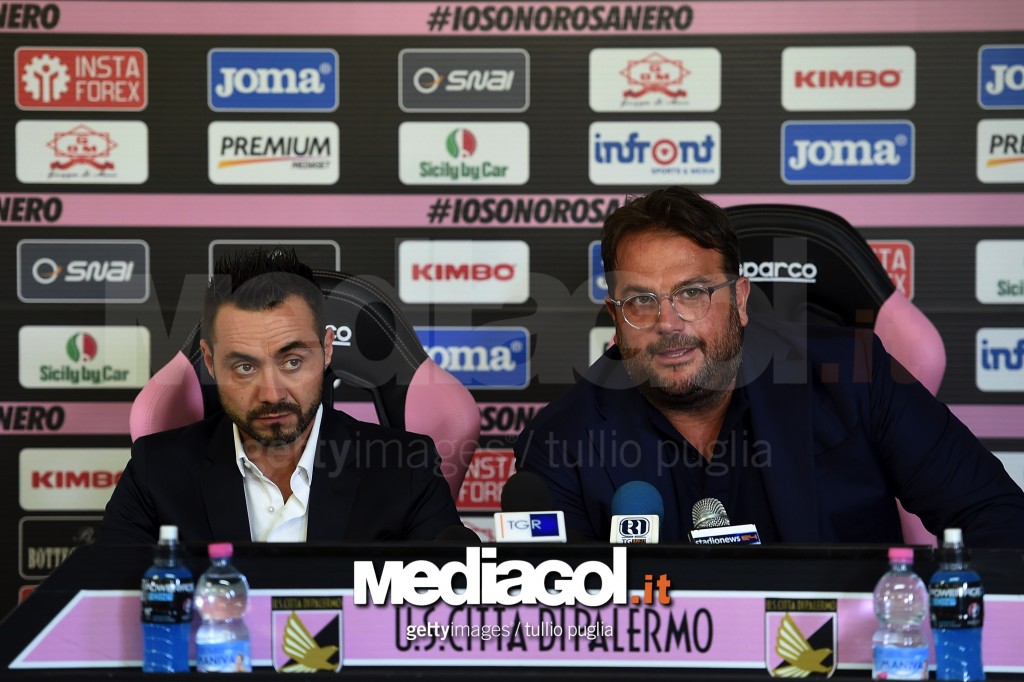 US Citta di Palermo Unveils New Coach Roberto De Zerbi