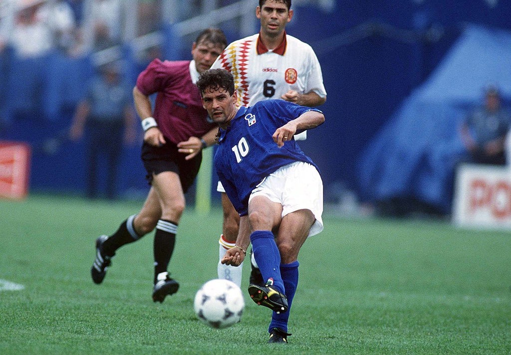 FUSSBALL: WM 1994 USA VIERTELFINALE ITALIEN