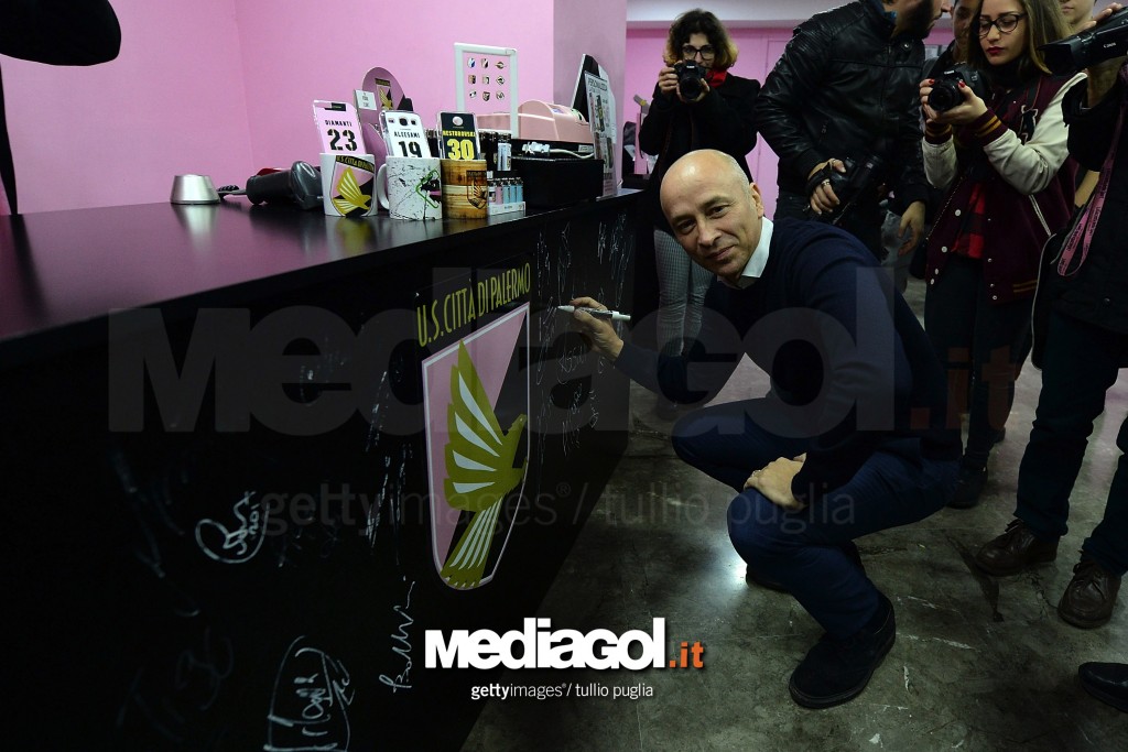 Euguenio Corini Visits US Citta di Palermo Store