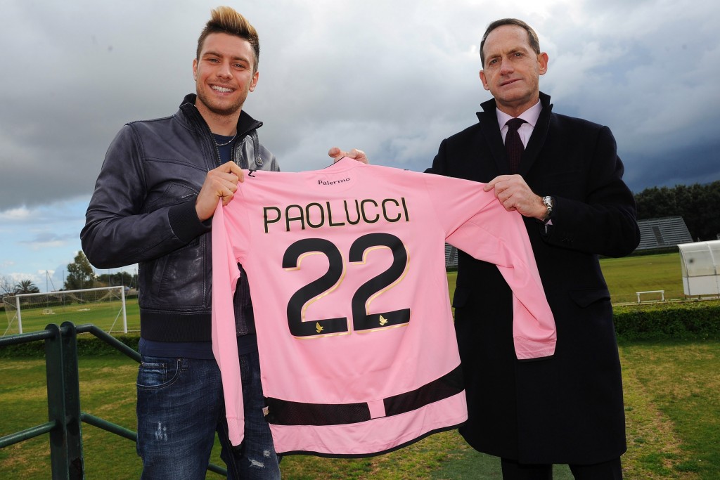 US Citta di Palermo Unveils New Player Michele Paolucci