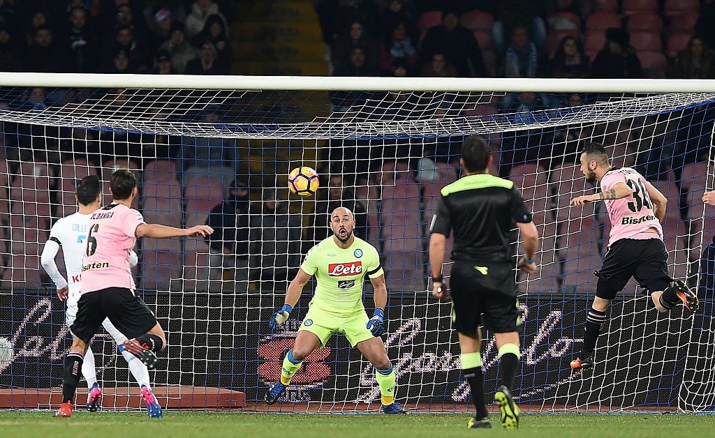 SSC Napoli v US Citta di Palermo - Serie A