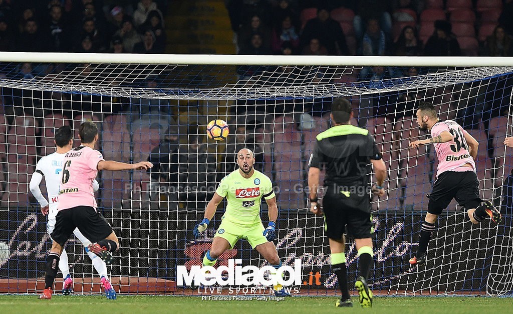 SSC Napoli v US Citta di Palermo - Serie A