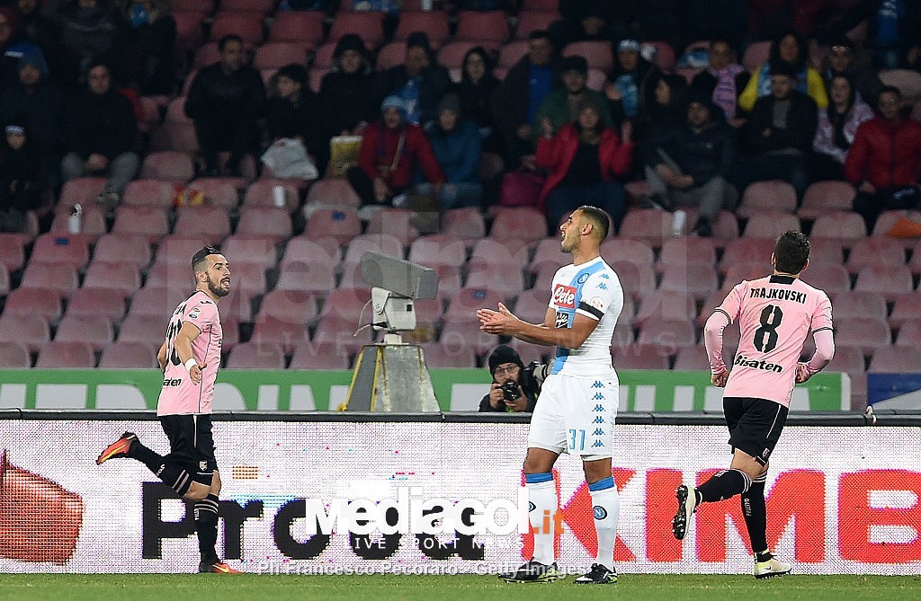 SSC Napoli v US Citta di Palermo - Serie A