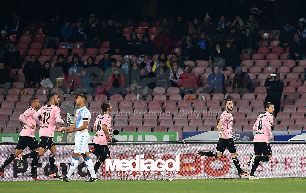 SSC Napoli v US Citta di Palermo - Serie A