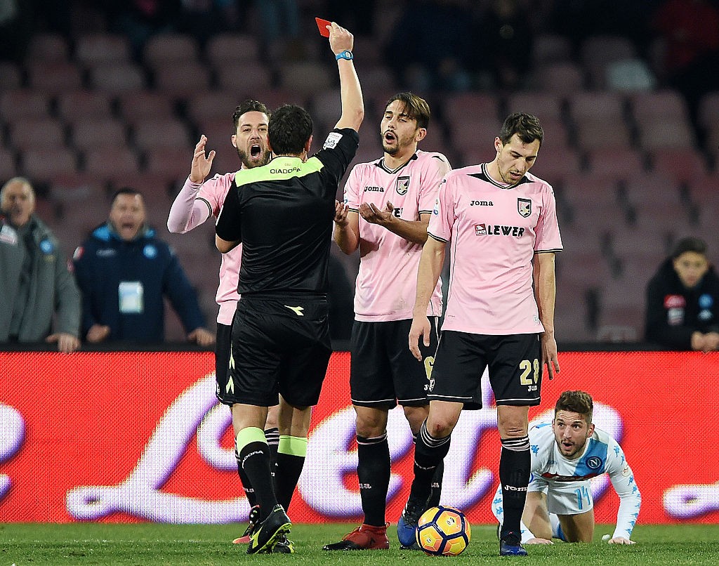 SSC Napoli v US Citta di Palermo - Serie A