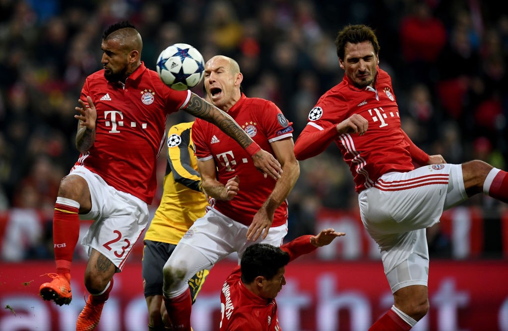FC Bayern Muenchen v Arsenal FC - UEFA Champions League Round of 16: First Leg