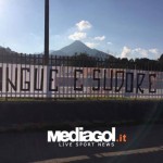 Striscione Palermo Curva Nord Inferiore
