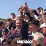 Paul Baccaglini salta coi tifosi