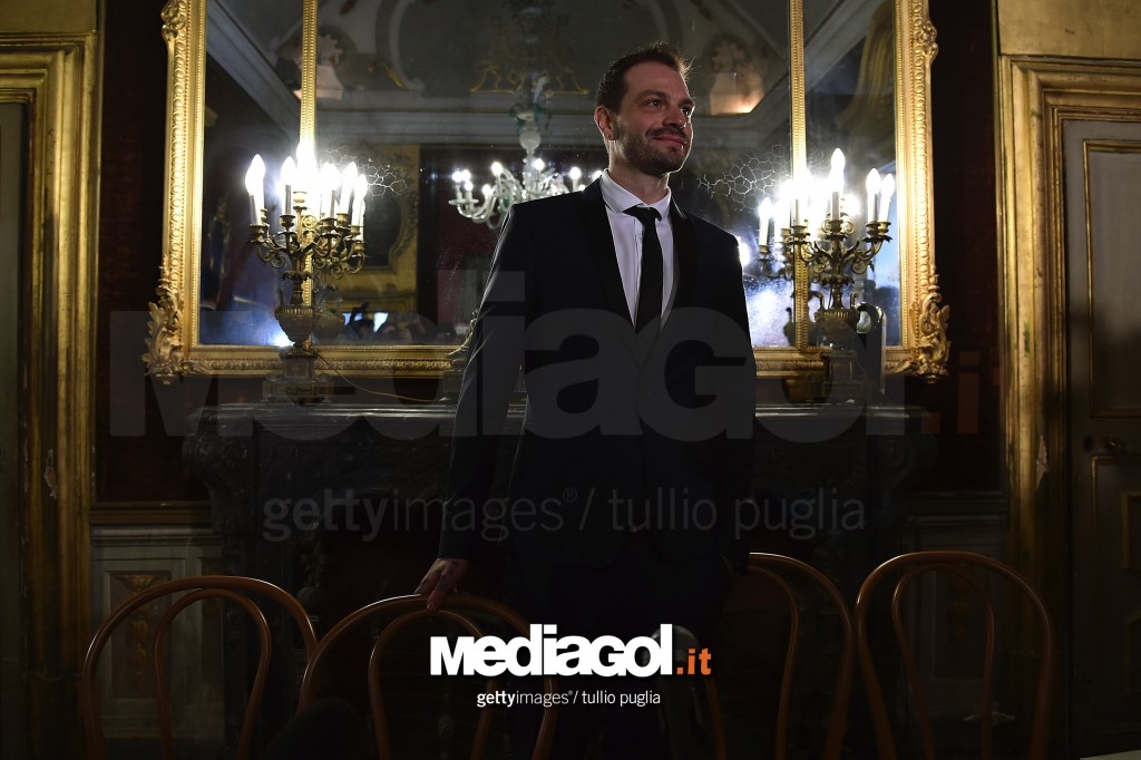 US Citta di Palermo New President Paul Baccaglini Meets Palermo Mayor Leoluca Orlando