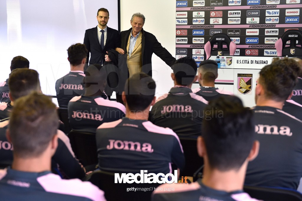 US Citta di Palermo New President Paul Baccaglini Visits Club's Training Center