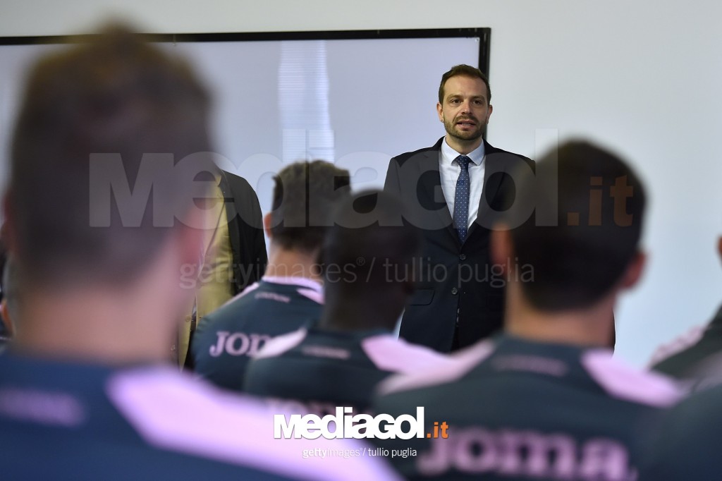 US Citta di Palermo New President Paul Baccaglini Visits Club's Training Center