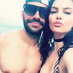 Bruno Henrique e moglie Bhel Zanlorenci Dietrich