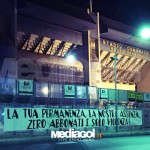 Palermo striscione contro Zamparini allo stadio Barbera