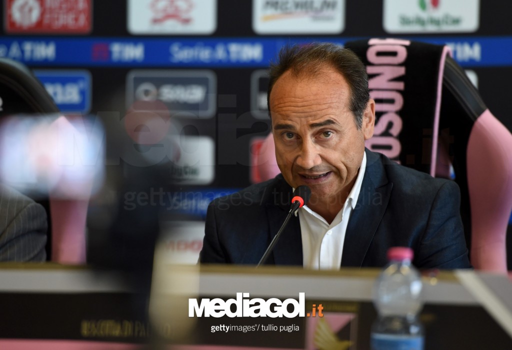 US Citta di Palermo Press Conference