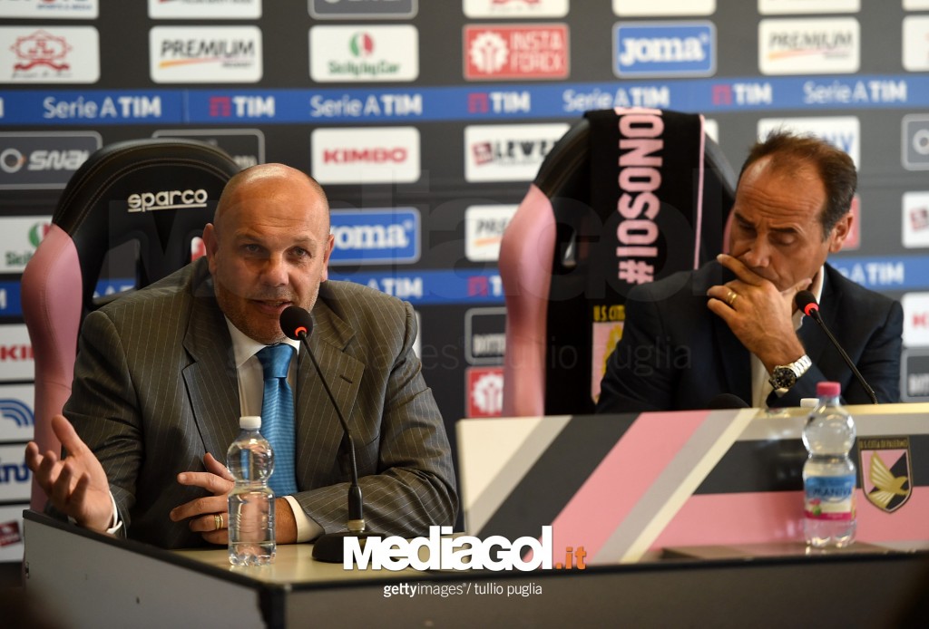US Citta di Palermo Press Conference