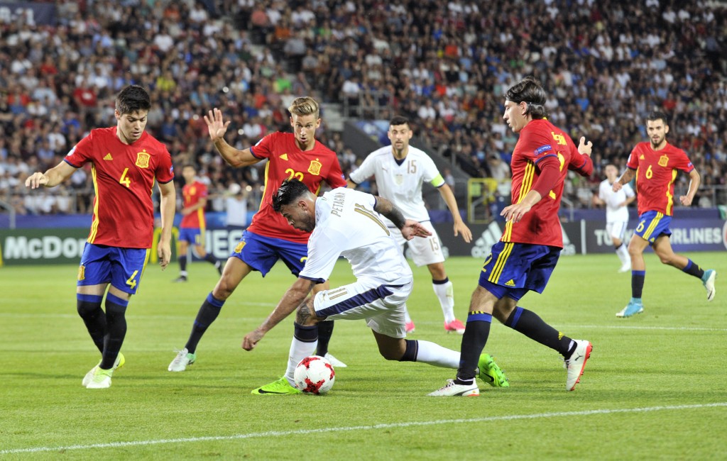 Spain v Italy: Semi Final - 2017 UEFA European Under-21 Championship