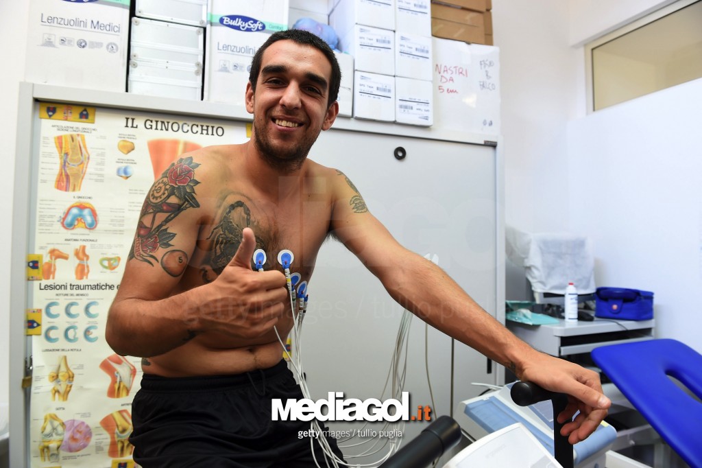US Citta di Palermo New Signings Przemyslaw Szyminski And Giuseppe Bellusci Medical Tests