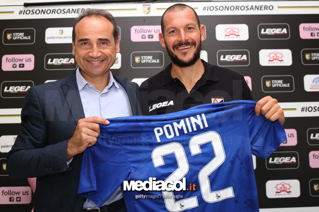 US Citta di Palermo Unveils New Singning Alberto Pomini