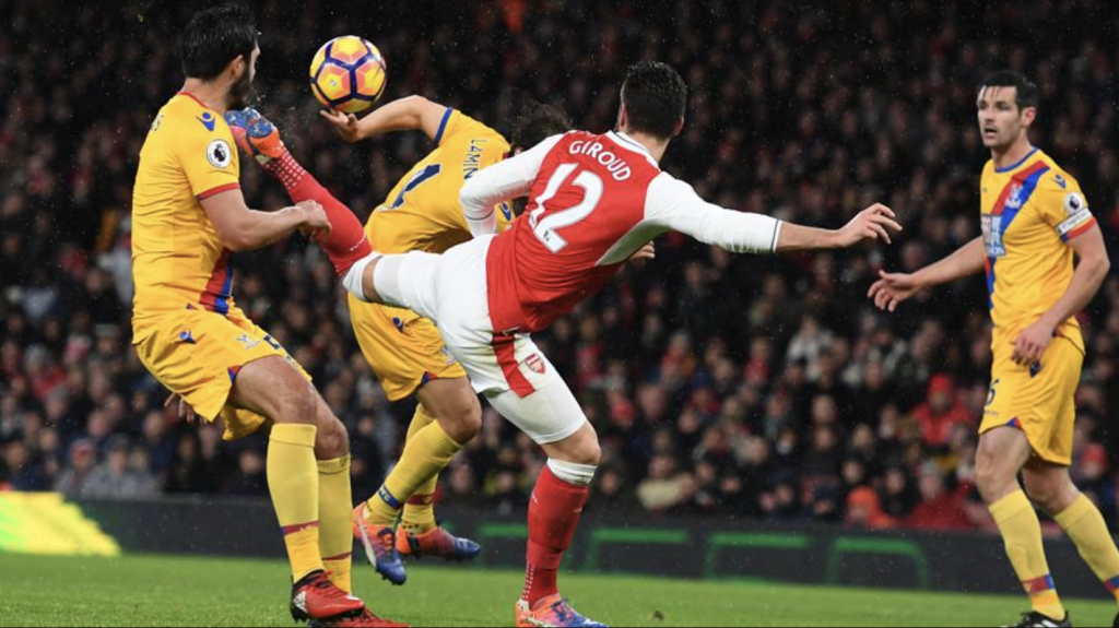giroud arsenal scorpione