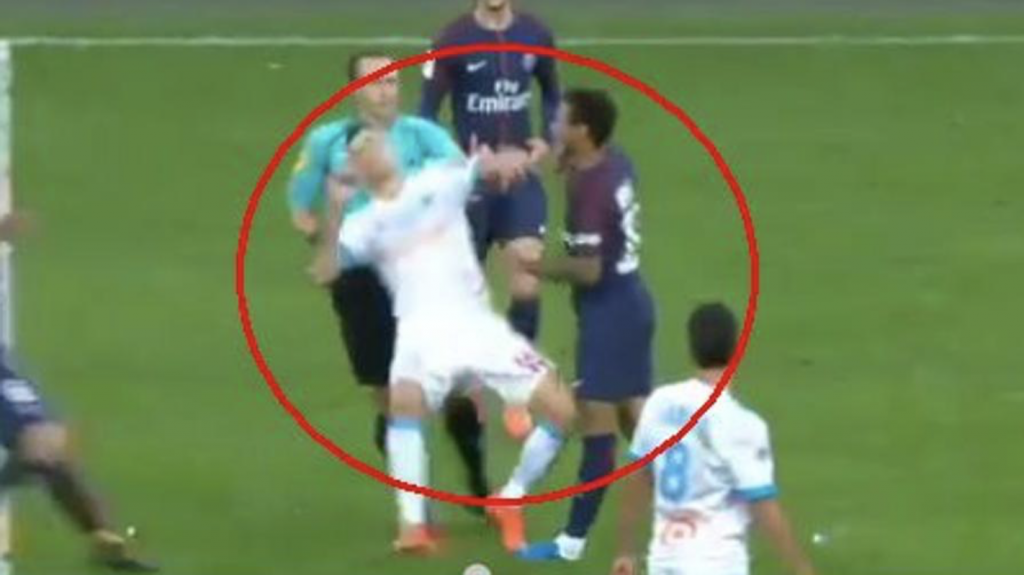neymar psg marsiglia espulsione