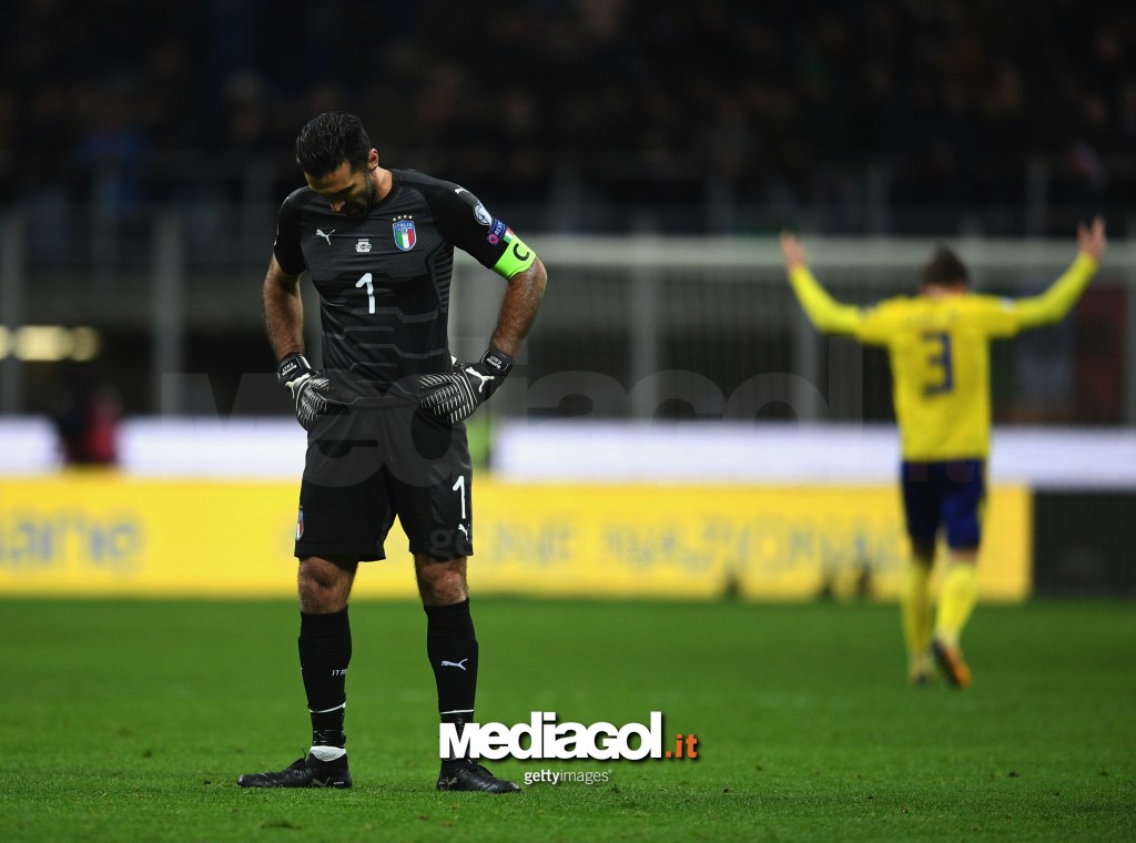Italy v Sweden - FIFA 2018 World Cup Qualifier Play-Off: Second Leg