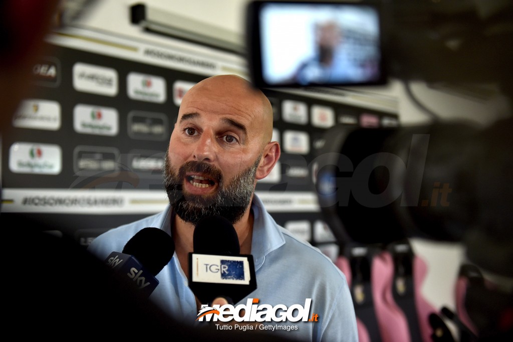 US Citta di Palermo Unveils New Coach Roberto Stellone