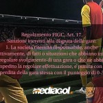 art 17 regolamento sportivo palermo frosinone